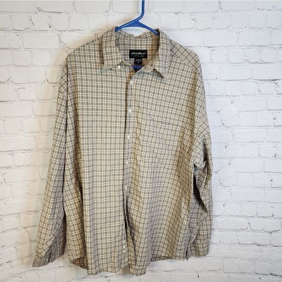 Men's Eddie Bauer longsleeve button-down shirt, size XL - Picture 1 of 3